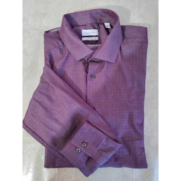 Calvin Klein slim fit long sleeve shirt XL - Picture 1 of 4